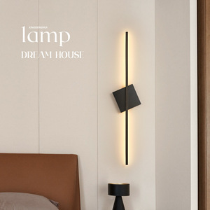 Lámpara de Pared Larga Minimalista de Alta Gama para Sala de Estar que Irradia Luz de Lujo; Decoración de Rejilla para Pared de Fondo de TV; Nueva - Product Image 2