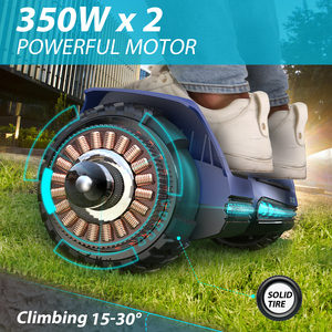 <span class=keywords><strong>Hoverboard</strong></span> Led intelligent avec dents noires et bleues, côté compact de charge 120Kg, bon marché, 2 pièces - Product Image 4