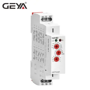 GEYA最高品質GRT8-M2多機能モジュラータイムリレータイマー遅延リレー220V 24V AC/DC16A価格