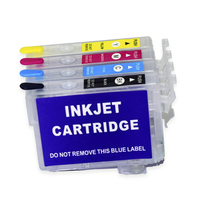 Cartouche d'encre rechargeable compatible BOMA 4 couleurs IC86 IC86BK avec puce compatible pour imprimantes Epson PX-M680F M680 M680F IC86