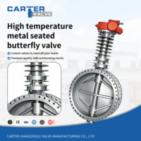 Válvula de Mariposa Eléctrica de Triple Offset para Temperaturas Ultra Altas, Acero Inoxidable 304/316, Soldadura a Tope, a Prueba de Explosiones, Certificación ATEX SIL, para Petróleo