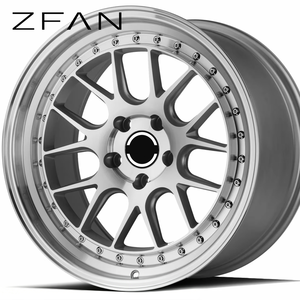 Rines de Aleación ZFAN de 18-24 Pulgadas, 5x112 5x120, Forjados en 6061-T6, de 2 Piezas, con Malla Cromada Hueca, para Mercedes <span class=keywords><strong>BMW</strong></span>, Ajuste Personalizado - Product Image 2