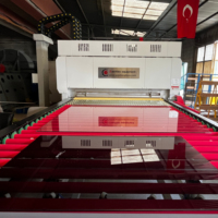 Tungku Tempering Kaca Mini 1200*2500mm Mesin Tempering Kaca untuk Memproses Kaca