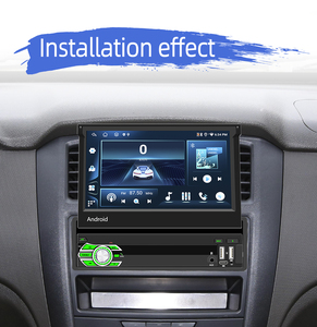 BQCC <span class=keywords><strong>Autoradio</strong></span> Android 1 DIN avec enregistreur cassette et navigation GPS, écran HD rétractable de 7 pouces, lecteur multimédia vidéo et audio stéréo, sans lecteur DVD - Product Image 6