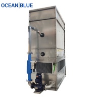 Tour de refroidissement à flux croisé Oceanblue avec condenseur à ammoniac et garantie d'un an
