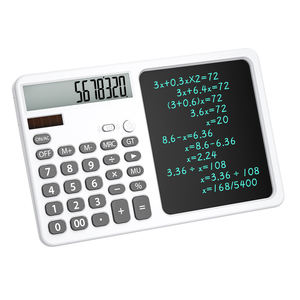 Calculadora Científica de Doble Potencia con Bloc de Escritura LCD, Pizarra Digital Reutilizable, Herramienta de Aprendizaje para Estudiantes de Oficina y Contabilidad - Product Image 1