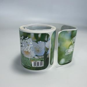 Admite etiquetas adhesivas de doble cara personalizadas, pegatinas impermeables, etiquetas brillantes para botellas de bebidas - Product Image 1