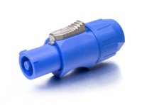 Conector Impermeable IP65 PowerCON True 1 Azul Grisáceo, Cable de Alimentación CA 3c/14awg, Cable de Extensión para Iluminación y Audio