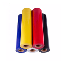 Besi Pada PET Puff Cetak Transfer Panas Vinil Film Label Lembar Pita Sublimasi Printer Sublimasi