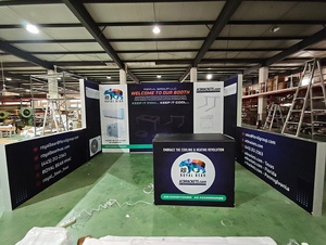 Tùy chỉnh thương mại hiển thị hiển thị LED Backlit EXPO gian hàng Triển Lãm Đứng ánh sáng Hộp Backdrop các công ty cho ahr EXPO - Product Image 5