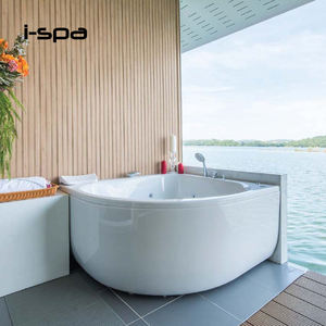 Bañera de Hidromasaje Triangular Moderna de Acrílico Independiente IZE - Product Image 2