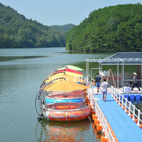 Bateau de plaisance électrique Bateau barbecue 6 ou 8 personnes Yacht rond Vente directe d'usine Bateau d'excursion touristique