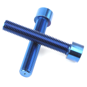 GB 70.1 TC4 Titanyum Alaşımlı Mavi Eloksallı Çin Titanyum Vidaları Altıgen Soket Başlı Kapaklı Vidalar Titanyum Vidalar - Product Image 4