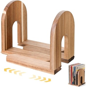 Solid Wood Adjustable Record Rack Vinyl Storage <b>Desktop</b> <b>Shelf</b> Nordic Style Bookshelf For Books And Cds - Product Image 1