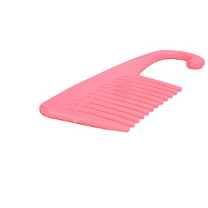 Pettine a Denti Larghi Personalizzato di Alta Qualità, Pettine Antistatico in Plastica per Parrucchieri, Pettine Districante per Capelli Bagnati e Asciutti con Gancio - Product Image 5