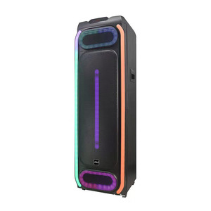JBA 12-1 Dual 12 Inch DJ System 150W RGB LED Party <b>Speaker</b> With Microphone Bluetooth Karaoke - Product Image 4