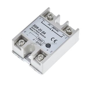 Relais statique monophasé Yangming SS-10DA/25DA/40DA/60DA-H 24-380VAC/90-480VAC, module AC 220V contrôlé par DC - Product Image 2