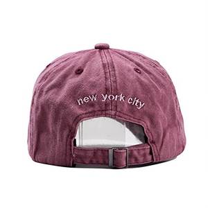 Gorra de Béisbol Personalizada con Tu Logotipo, Estilo Retro Vintage de Nueva York, Unisex, de Sarga de Algodón, 7 Paneles, Desgastada, Ajustable, para Exteriores, con Efecto 3D - Product Image 2