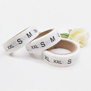 הדפסת קבוע דבק עגול תווית רול ברור גודל מספר מדבקות עבור בגדים - Product Image 4