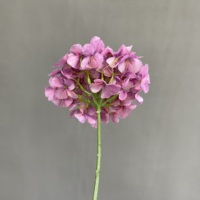 Vente en gros de boules d'hortensias artificielles Monet à 72 pétales, 67 cm, aspect soie, orange clair, pour la décoration de mariage, de la maison et des vases