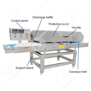 Máquina cortadora de carne de cerdo Horizontal Industrial OCEAN, máquina cortadora de pechuga de pollo y carne de pescado - Product Image 2