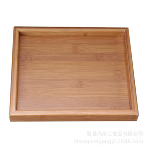 Bamboo <b>Tea</b> <b>Tray</b> Solid Wood Carving Craftsmanship Customized For <b>Tea</b> Serving 10mm Thickness Cao County Origin - Product Image 5