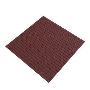 Panneaux acoustiques en fibre de polyester 600 mm x 600 mm, panneaux muraux absorbants le son pour l'insonorisation des bureaux - Product Image 1