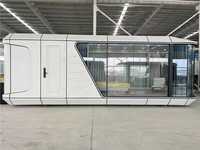 Maison Modulaire Préfabriquée 2026 - Capsule Spatiale Mobile de Luxe avec Cuisine, Deux Chambres et Deux Niveaux