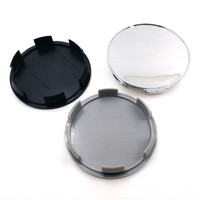 Tapas centrales para rueda de coche, insignias con Logo de 65mm, color negro, para Beetle Golf, Bora, Polo UP, 4 unidades 3B7601171 3B7 601 171