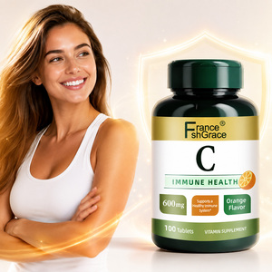 Suplemento de Vitamina C Nutracéutico Shecome, Sabor Naranja, Favorece la Salud del Cabello, la Piel y las Uñas, 100 Tabletas de Vitamina C - Product Image 1