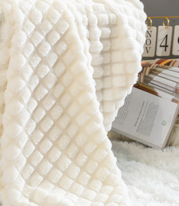 Jacquard promozione design coperta in pile di flanella molto morbida e confortevole due <span class=keywords><strong>laywers</strong></span> per tutte le stagioni - Product Image 6