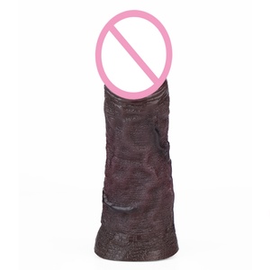 SXXY Close Head Realistic Penis Sleeve Reusable Condom <b>Dildo</b> Sheath Sex Toy for Men Dick Extend&Enlarge Adult Couples Sex Toys - Product Image 5