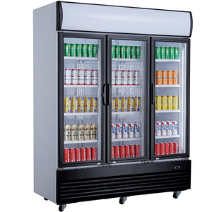Réfrigérateur vitrine de boissons à trois portes en verre de supermarché réfrigérateur <span class=keywords><strong>congélateur</strong></span> à bière commercial - Product Image 3