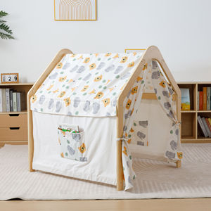 Casa de juegos interior de madera Montessori para niños pequeños, tienda de campaña interior, Centro de Actividades, sala de juegos, muebles para niños en edad preescolar - Product Image 5