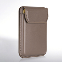 Portefeuille de téléphone portable magnétique avec pochette rabattable pour cartes, support magnétique de luxe en similicuir