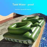 En stock : Jouet aquatique gonflable en PVC écologique pour l'été, type bateau à moteur, avec pistolet à eau style fontaine et bouée de sauvetage
