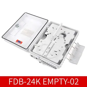 2023 Hot ODP Solid 16core FAT 24 Core White Grey 3 Port PAZ 1:16 Cassette Type FTB Ftth Fiber Terminal Box