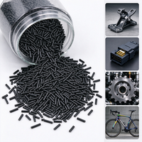 PA66-LCF-BCA2 Granulés de nylon 66 renforcés de fibres de carbone longues, haute rigidité, résistants à la chaleur, pièces automobiles