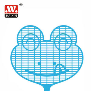 Tapette à mouches en forme de grenouille légère manuelle en plastique à la maison avec long manche - Product Image 3