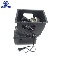 Trémie à pièces en métal 24V 8 trous Trémie à pièces de haute qualité GD888 Trémie à pièces noire