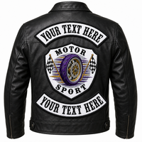 Patchs brodés personnalisés pour motards, club de motards, patchs thermocollants pour veste en cuir, vêtements, chapeau
