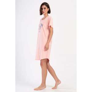 เสื้อคลุมแขนสั้นคอกลมไซส์ XXL สำหรับผู้หญิง พร้อมกระเป๋าทรงรี ชุดนอนใส่สบาย - Product Image 2