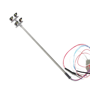 Torre <span class=keywords><strong>de</strong></span> calle a escala Ho <span class=keywords><strong>de</strong></span> 12V, diseño <span class=keywords><strong>de</strong></span> luces, <span class=keywords><strong>farola</strong></span>, tren, jardín, parque infantil, estadio, luces superiores, fabricación <span class=keywords><strong>de</strong></span> dioramas - Product Image 2