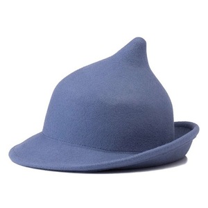 Sombrero de bruja moderno de lana Halloween invierno grueso cálido elegante gorra para accesorios de disfraz de fiesta de Navidad - Product Image 4