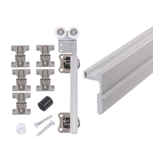 Kit de roulettes pour <span class=keywords><strong>porte</strong></span> de placard, système de glissière pliable, quincaillerie pour <span class=keywords><strong>porte</strong></span> de placard, roulettes pour <span class=keywords><strong>porte</strong></span> de placard, système de glissière pliable - Product Image 6
