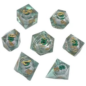 D12 Liquid Core Dice Eye Dice Sharp Edge Dice D20 D12 D10 D8 D6 D4