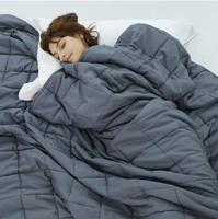 Nouvelle Arrivée 2026 – Couverture Lestée Personnalisée avec Micro-Billes de Verre, Couverture Lourde Matelassée Respirante à 7 Couches