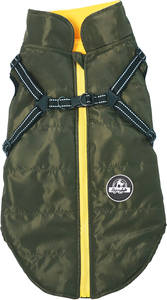 베스트셀러 고급 강아지 폴리에스터 패딩 코트 & 재킷, 가슴 및 등 부분 패딩과 트랙션 홀이 있는 애완견 의류 - Product Image 4