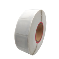 ISO/IEC 15693 Protocole I CODE SLIX 2 15*15mm Cercle Mini NFC Tag Blanc RFID Autocollant