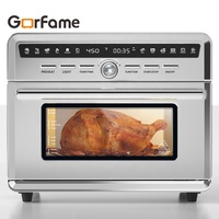 Four à Friture à Air Électrique de Comptoir 25L 1800W, 10 Menus Prédéfinis, Double Vitre, Acier Inoxydable, Utilisation Domestique et Automobile (France, Pays-Bas)